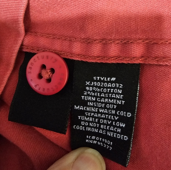 2/$20 Sanctuary L 4 Pocket Jacket - Picture 4 of 8